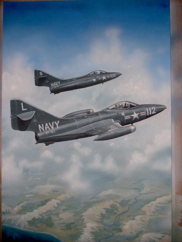 F-9F PANTHERS 15 X 23 INCHES